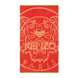 Tiger Rouge Beach Towel by Kenzo