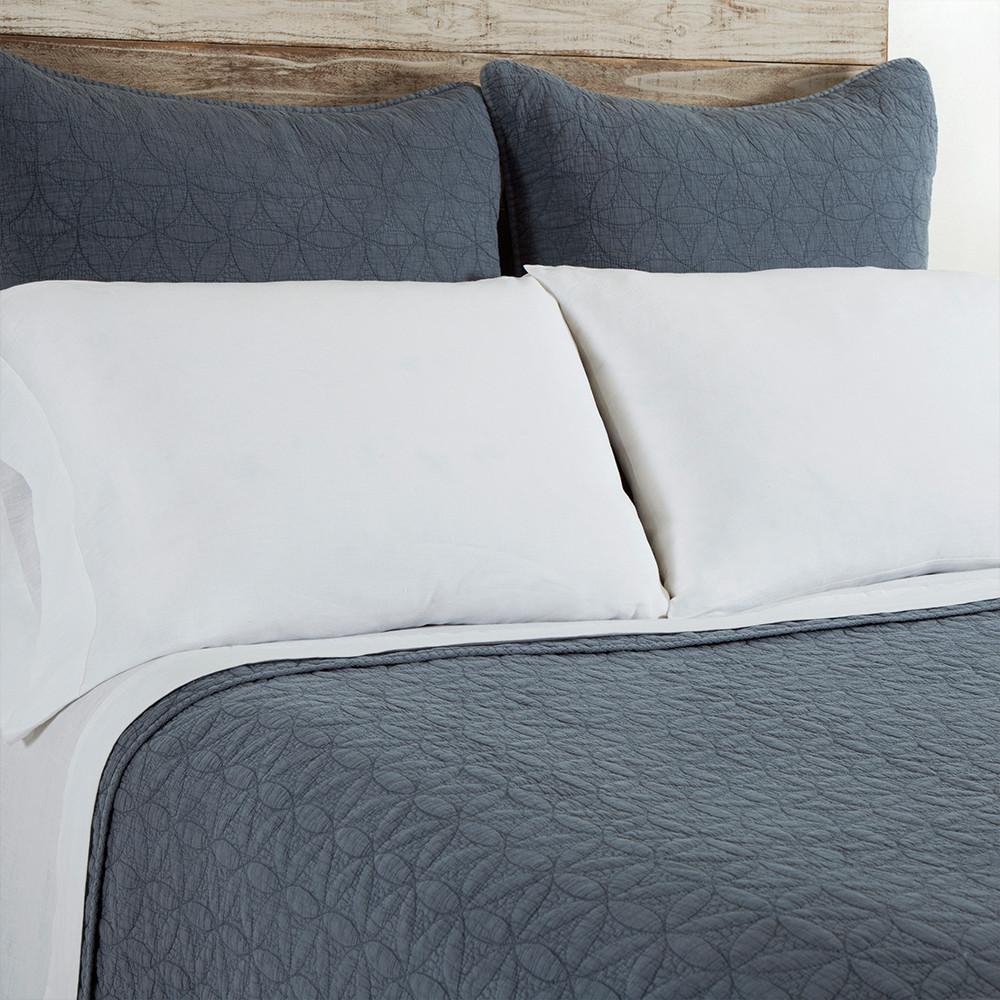 Oslo Blue Denim Coverlet Collection