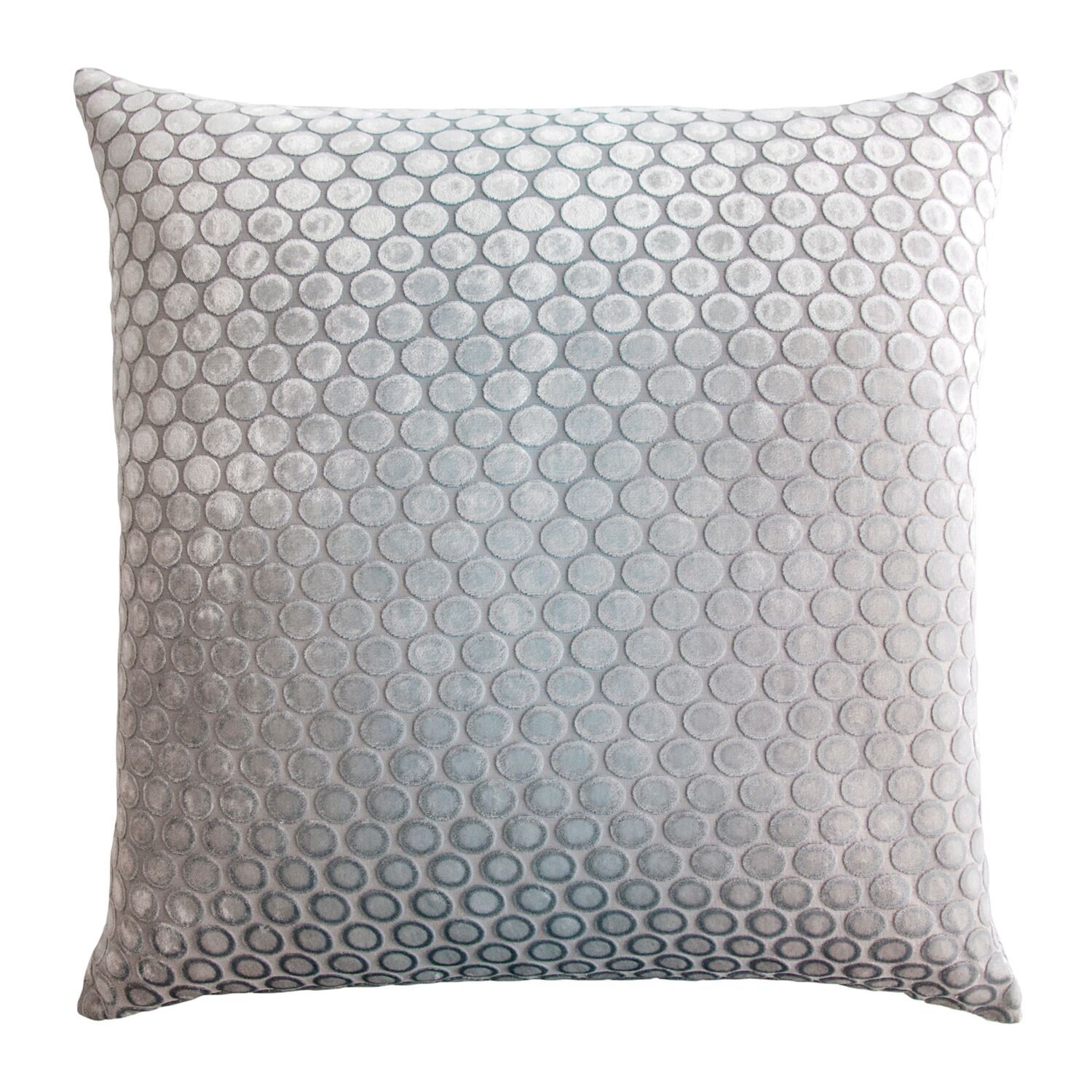Dots Velvet Robin&#39;s Egg Pillows by Kevin O&#39;Brien Studio