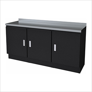 Select Series 4-Piece Aluminum Garage Cabinet Set (Black)