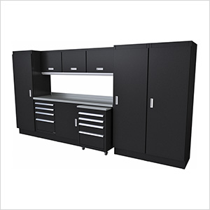 Select Series 10-Piece Aluminum Garage Cabinet Set (Black)