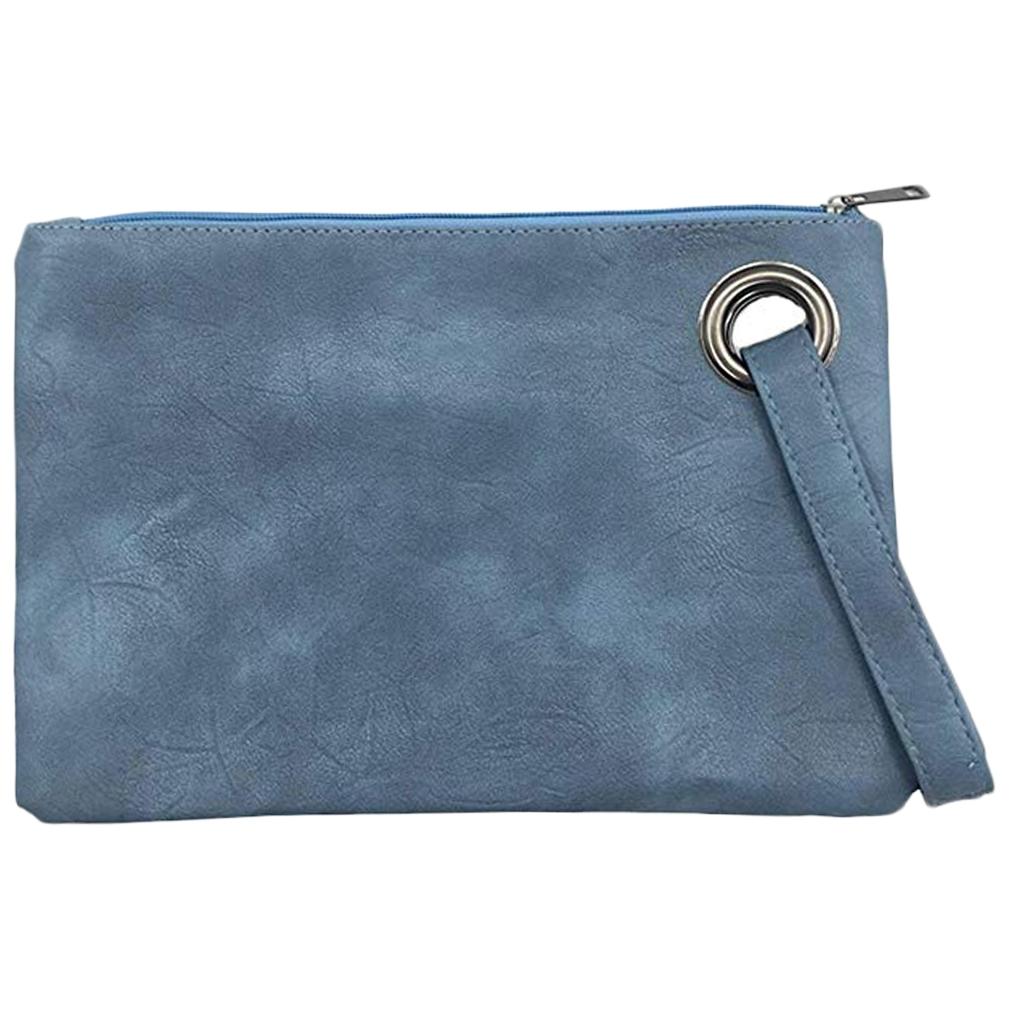 Fashion Solid Women&#39;s Envelope Bag / Navy Blue