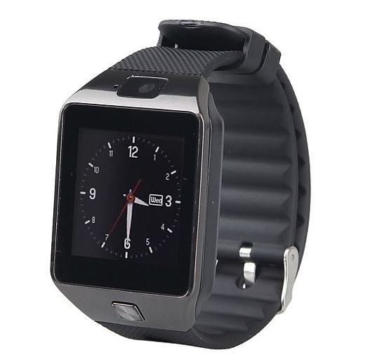 Bluetooth Smart Watch with Camera, Pedometer, Activity Monitor and iPhone/Android Phone Sync / Black