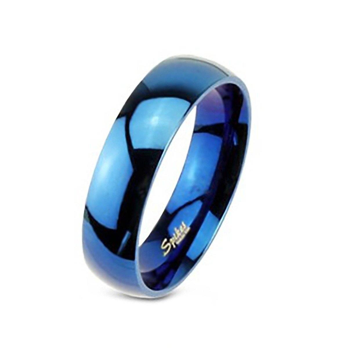 Men&#39;s Unisex 316L Stainless Steel Ring - Assorted Colors and Sizes / Blue / 6
