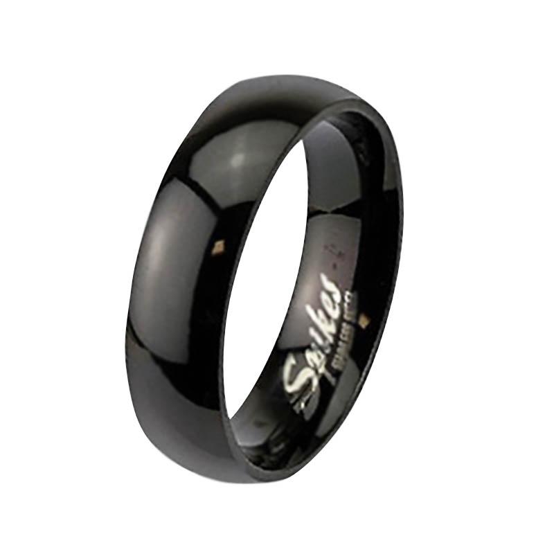 Men&#39;s Unisex 316L Stainless Steel Ring - Assorted Colors and Sizes / Black / 10