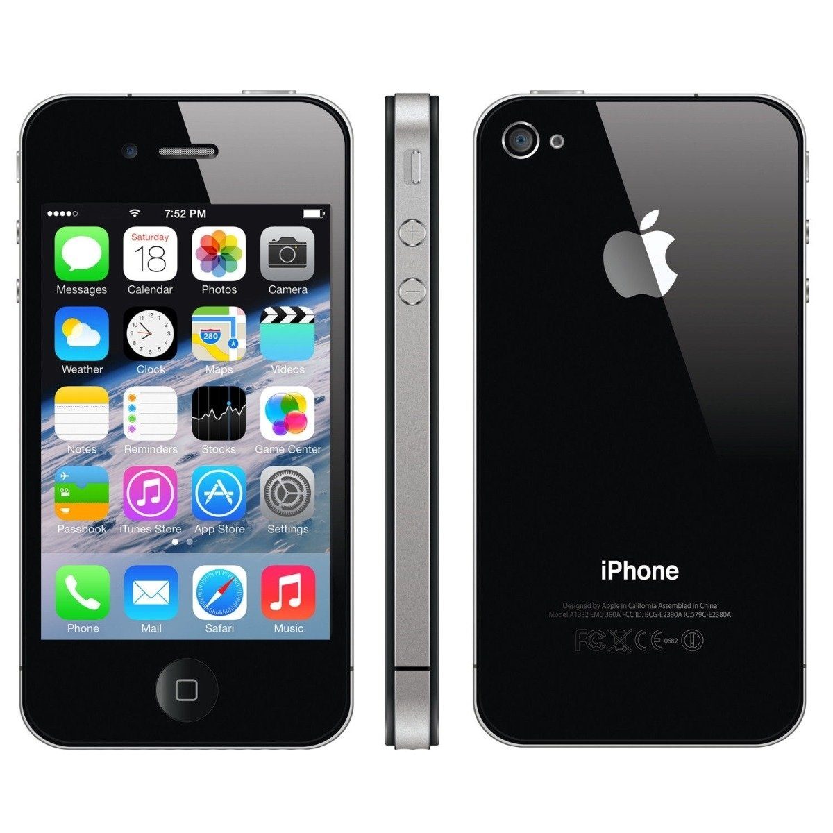 Apple iPhone 4S Factory Unlocked - Assorted Colors and Sizes / Black / 8GB