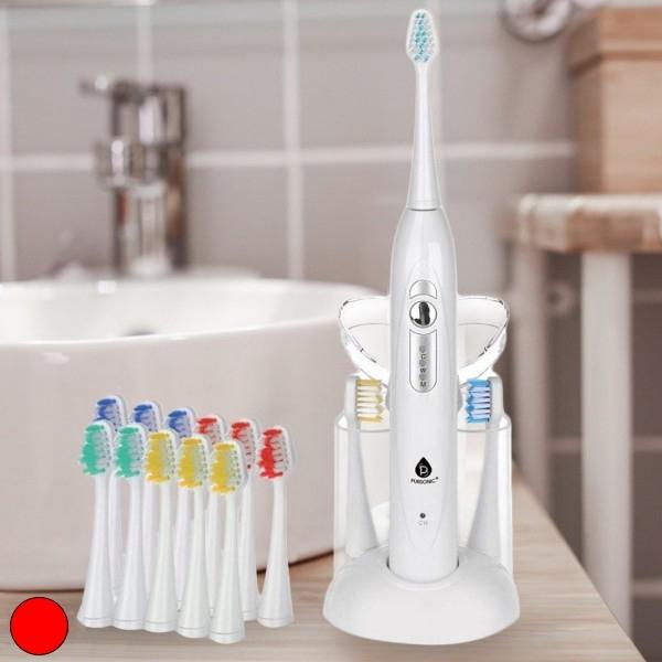 Pursonic S430 Rechargeable Electric Sonic Toothbrush - Assorted Colors / Red