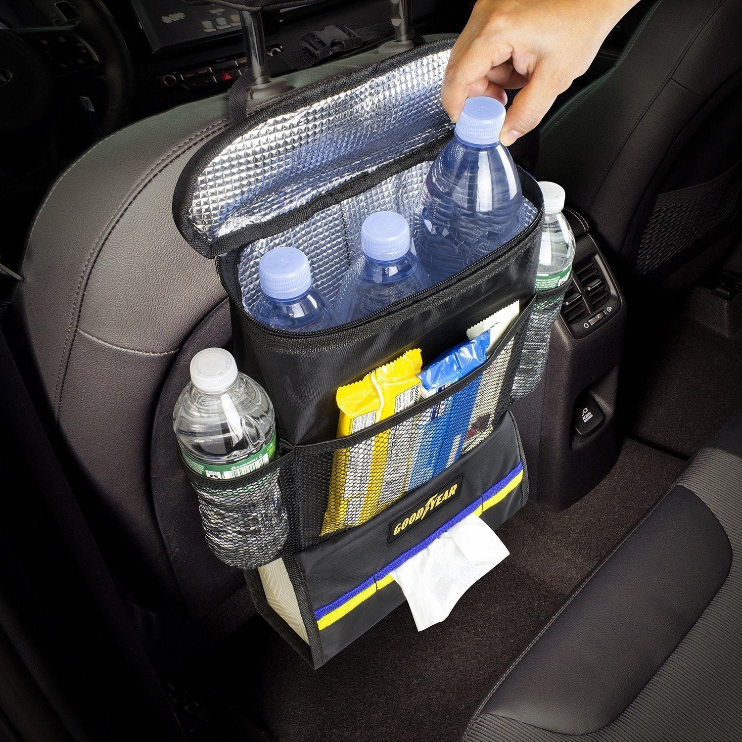 Goodyear Car Seat Organizer with Cooler