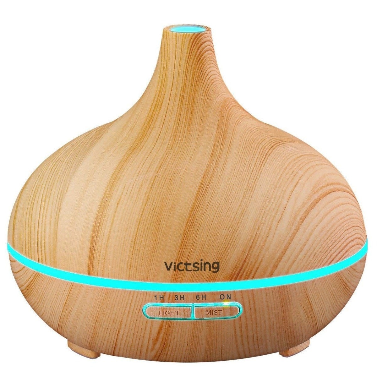 Cool Mist Humidifier Ultrasonic Aromatherapy Diffuser / Light Brown