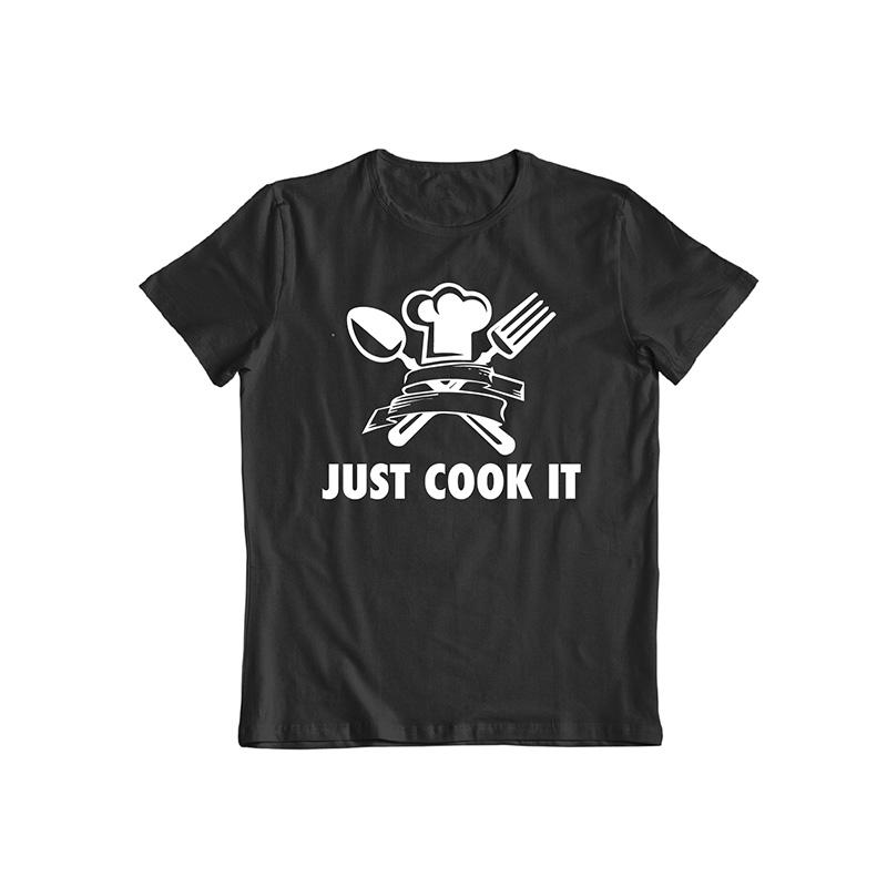 Women&#39;s Just Cook It Fun T-Shirt / Black / Small