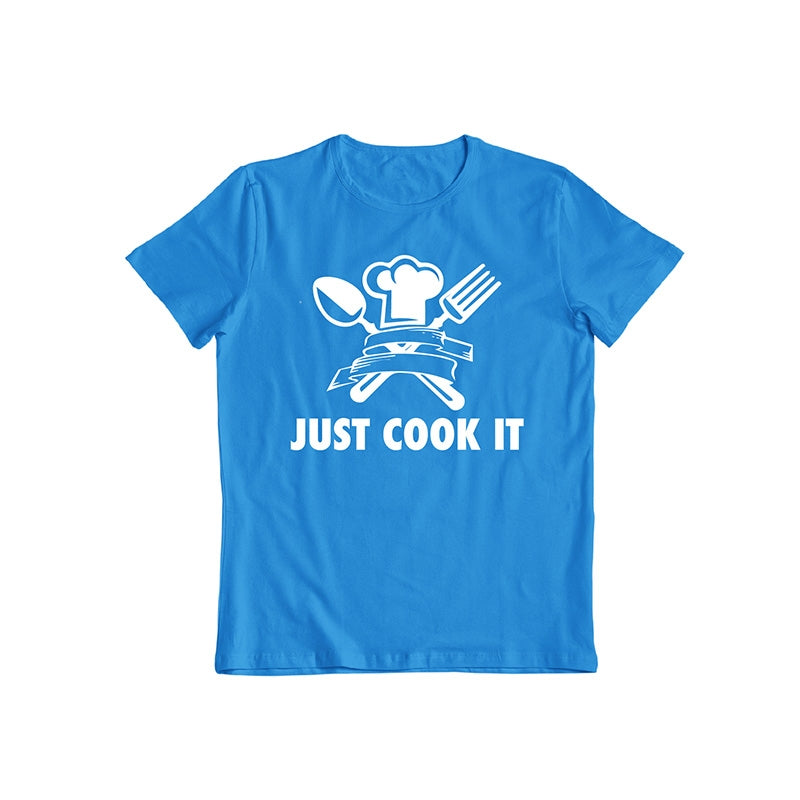 Women&#39;s Just Cook It Fun T-Shirt / Sapphire / Medium