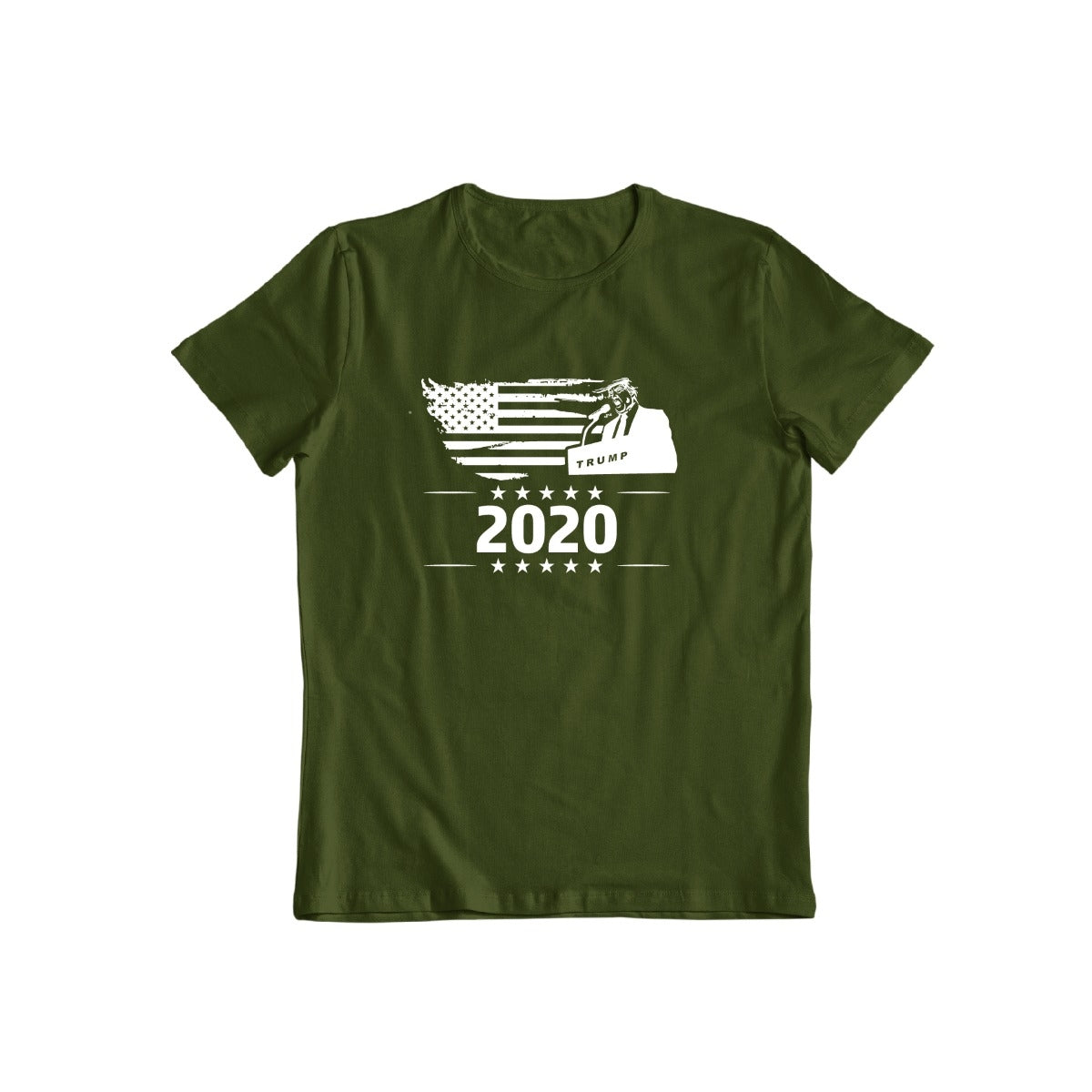 Trump 2020 T-Shirt for Men and Women / Forest Green / 2XL