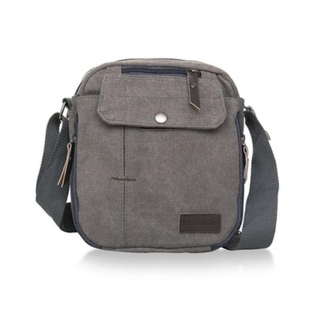 Multifunctional Heavy-Duty Canvas Traveling Bag / Gray
