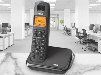 RCA Black Cordless Phone with Caller ID