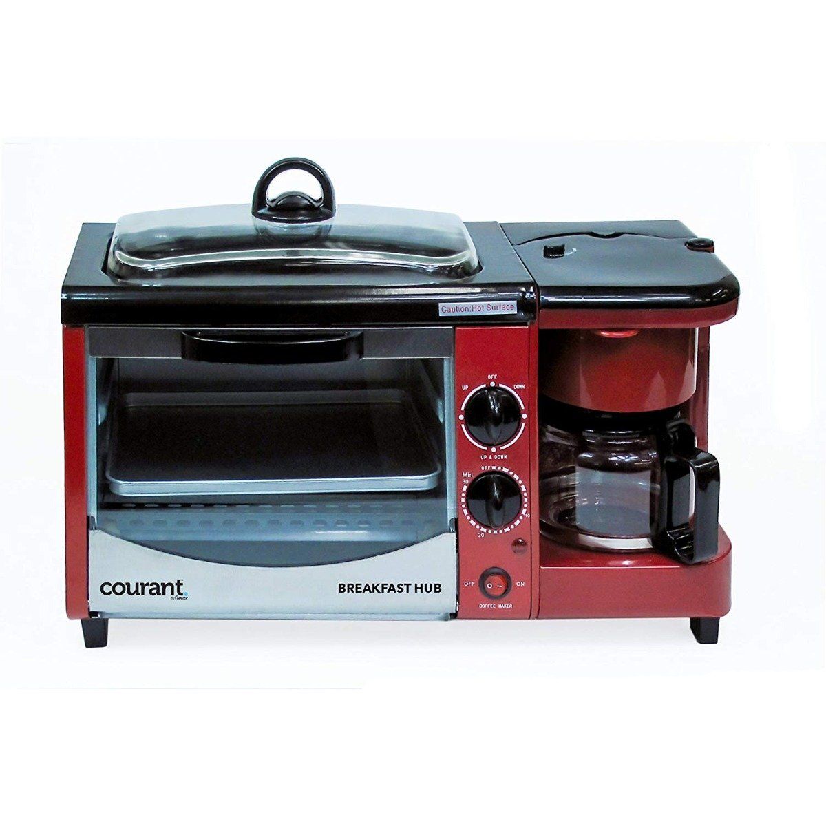 Courant 3-IN-1 Multifunction Breakfast Hub / Red