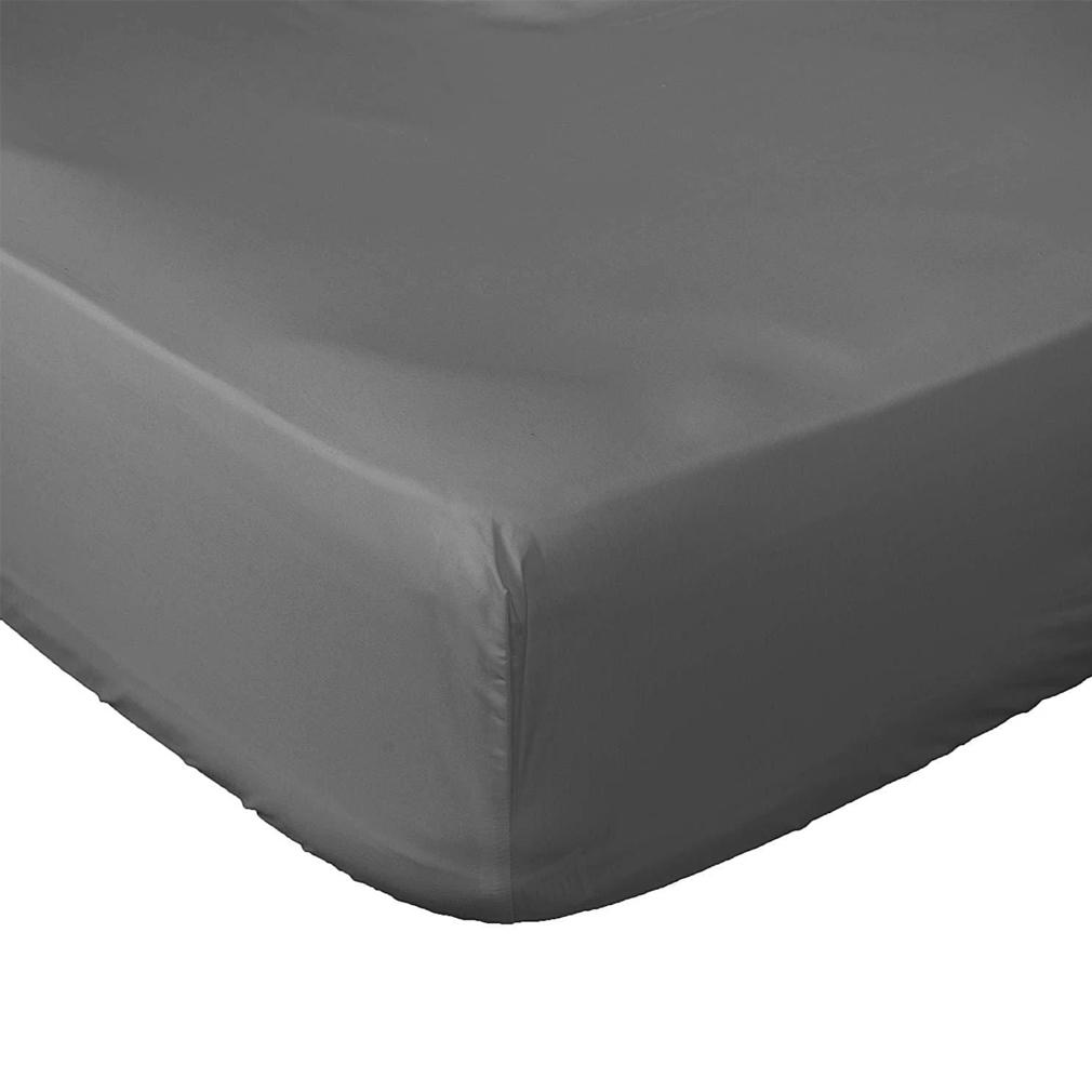 Premium Fitted Bottom Sheet - Assorted Colors and Sizes / Gray / Queen