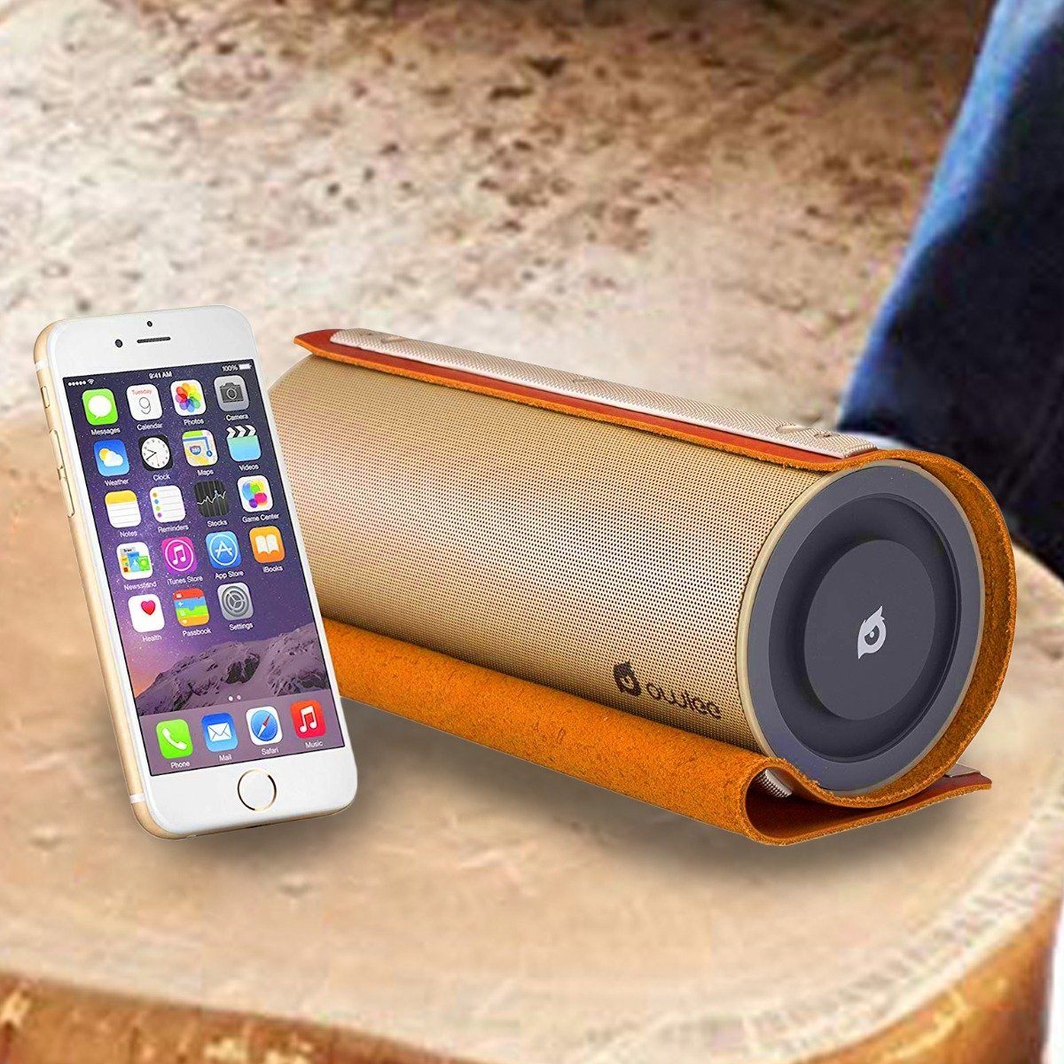 Owlee Scroll Premium Portable Bluetooth Wireless Speaker