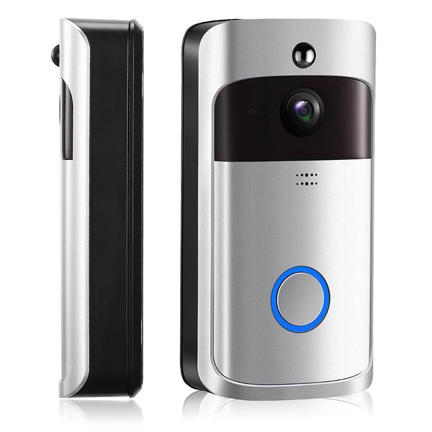 Wireless Video Doorbell 720 HD Wifi Security Camera / Silver