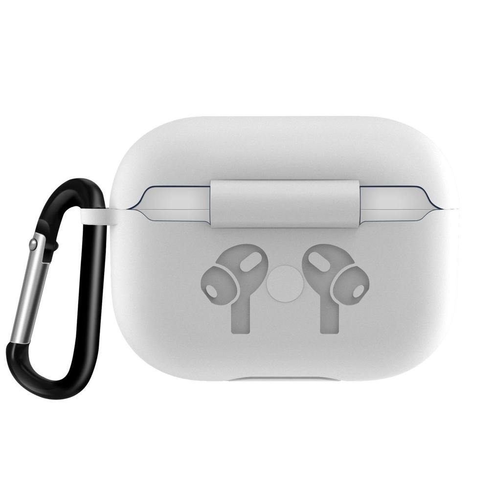 Airpods Pro Protective Case With Carabiner / White