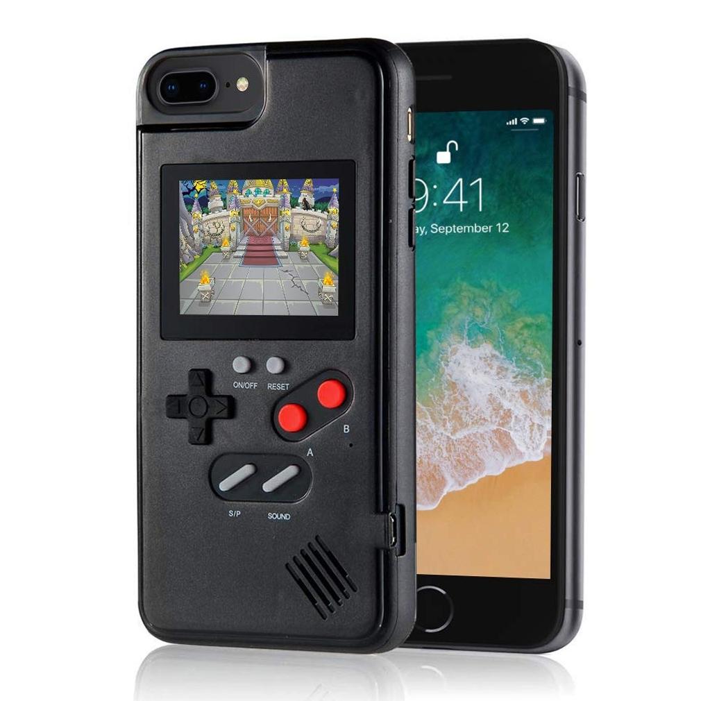 Retro Gaming Phone Case with 36 Games Built-In / Black