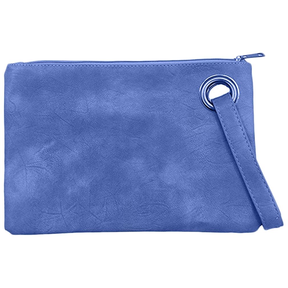 Fashion Solid Women&#39;s Envelope Bag / Denim Blue