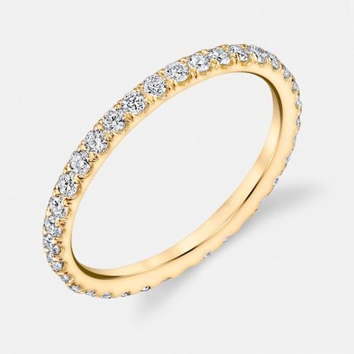 Eternity Ring for Women / Gold / 6