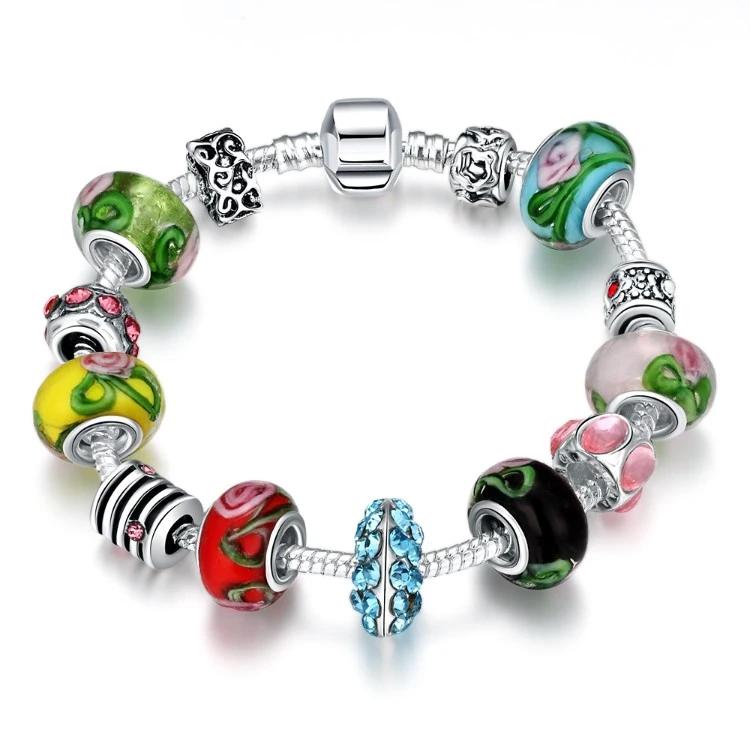 Colors Of the Rainbow Pandora Inspired Bracelet