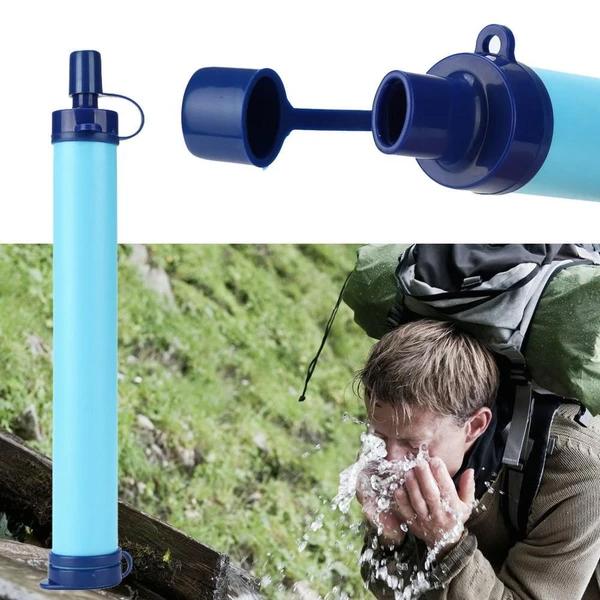 Survival Water-Filtering Straw