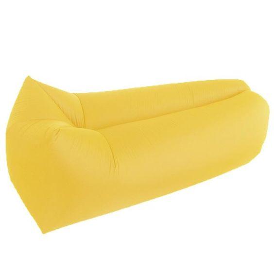 Outdoor Inflatable Lounger / Yellow