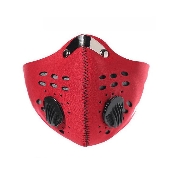 Reusable Dust Proof Mask With 3 Filters / Red