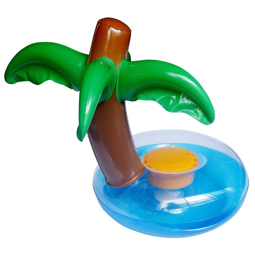 Aduro Pool Party Wireless Bluetooth Floating Bathtub Speaker / Palm Tree