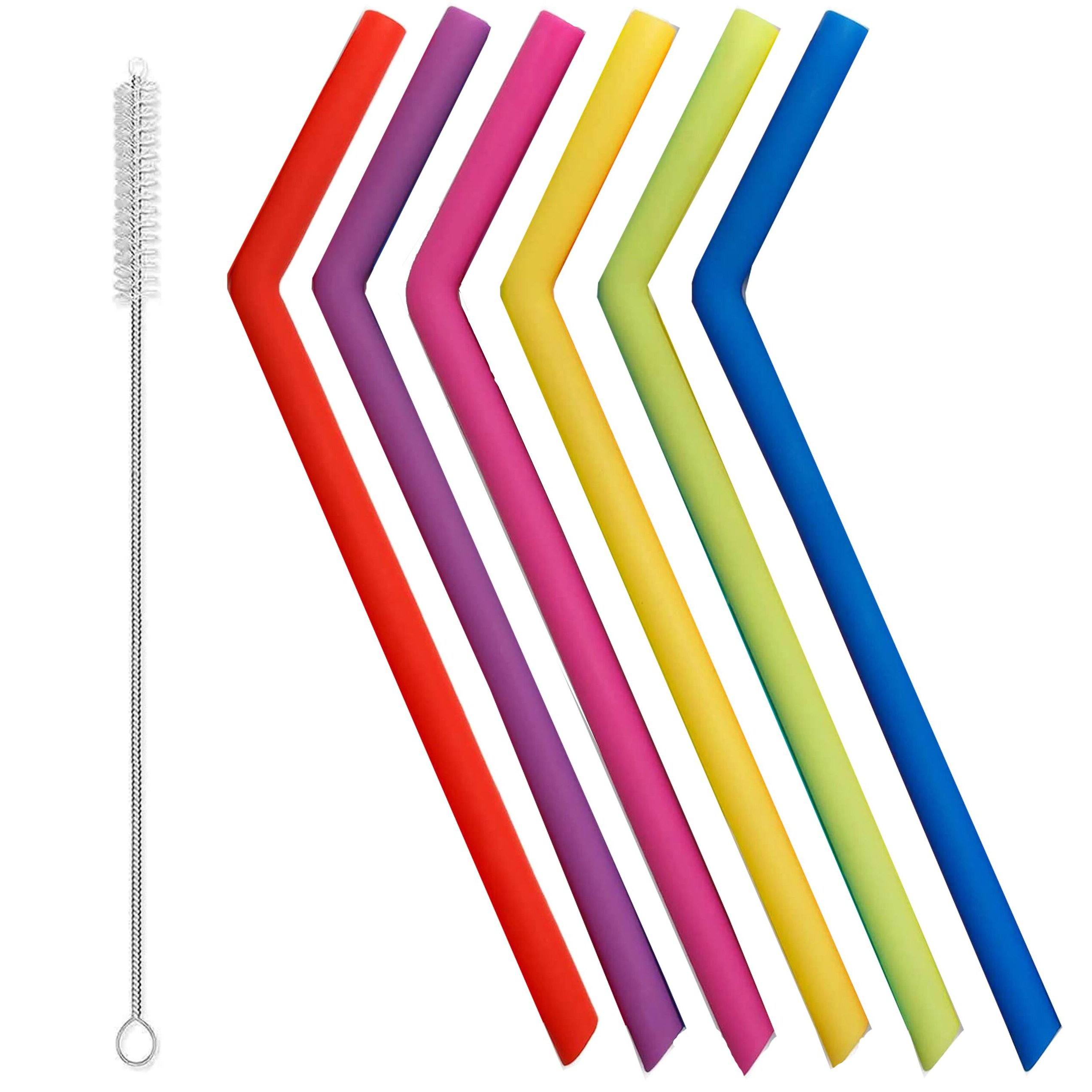 Silicone Reusable Straws / Bent