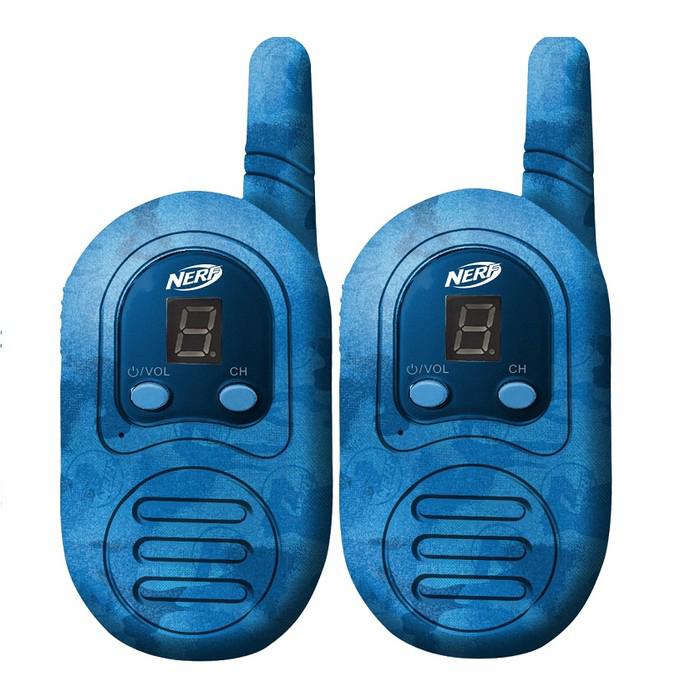 Nerf 1-Mile Rugged Sport Walkie Talkies / Blue