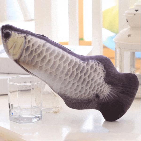 Fish Toy for Cats / Silver Dragon Fish