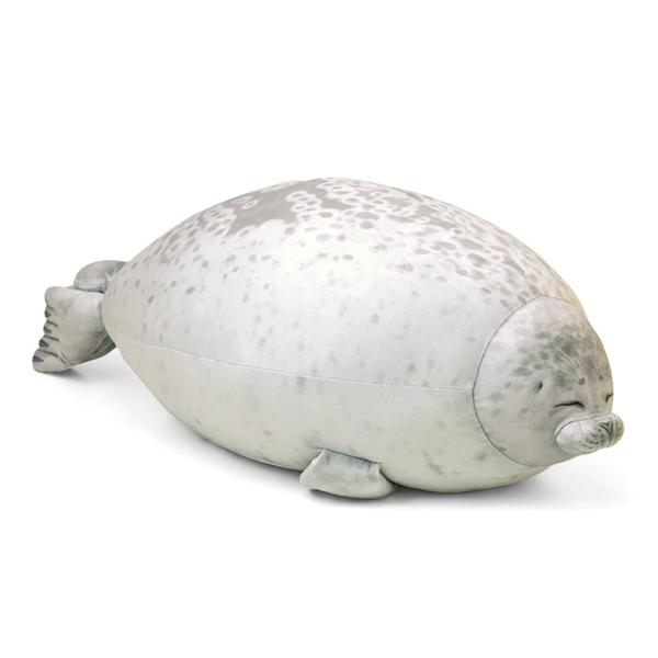 Fluffy Plush Seal Pillow / Small