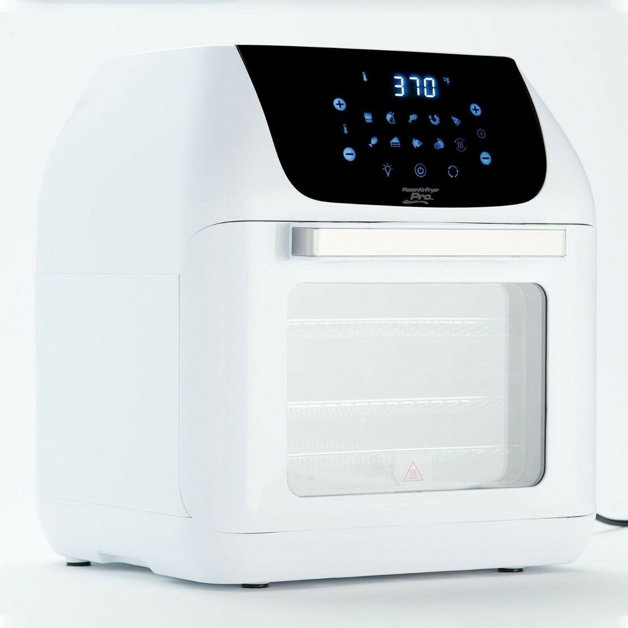 PowerXL 10-in-1 1500W 6-qt Pro XLT Air Fryer Oven w/ Rotisserie / White