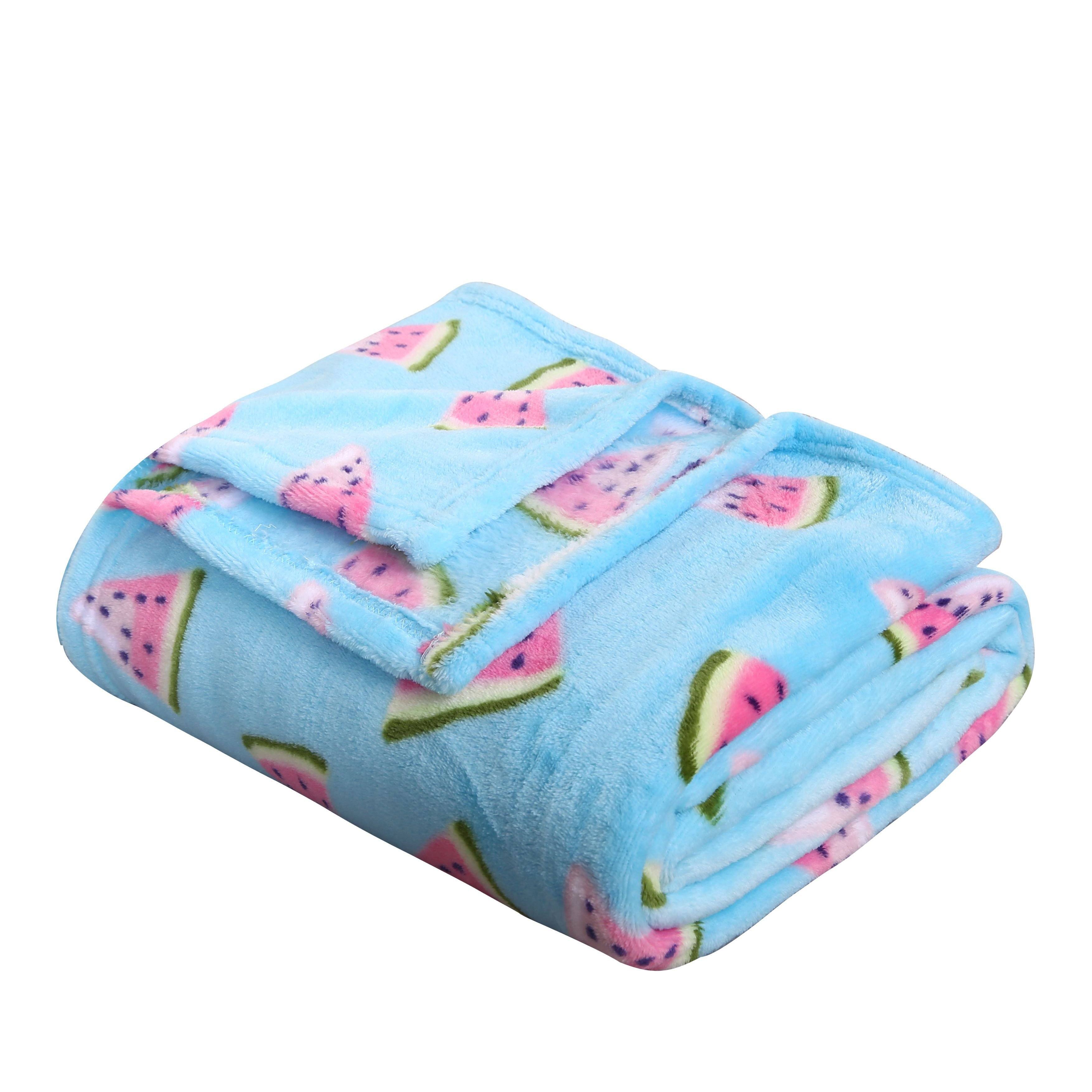Super Soft Blanket - Assorted Styles / Watermelon