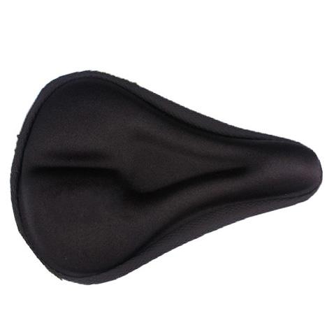 Extra Comfort Soft Gel Cycling Seat Cushion Pad Cover / Black