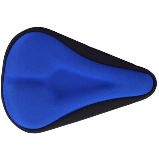 Extra Comfort Soft Gel Cycling Seat Cushion Pad Cover / Blue