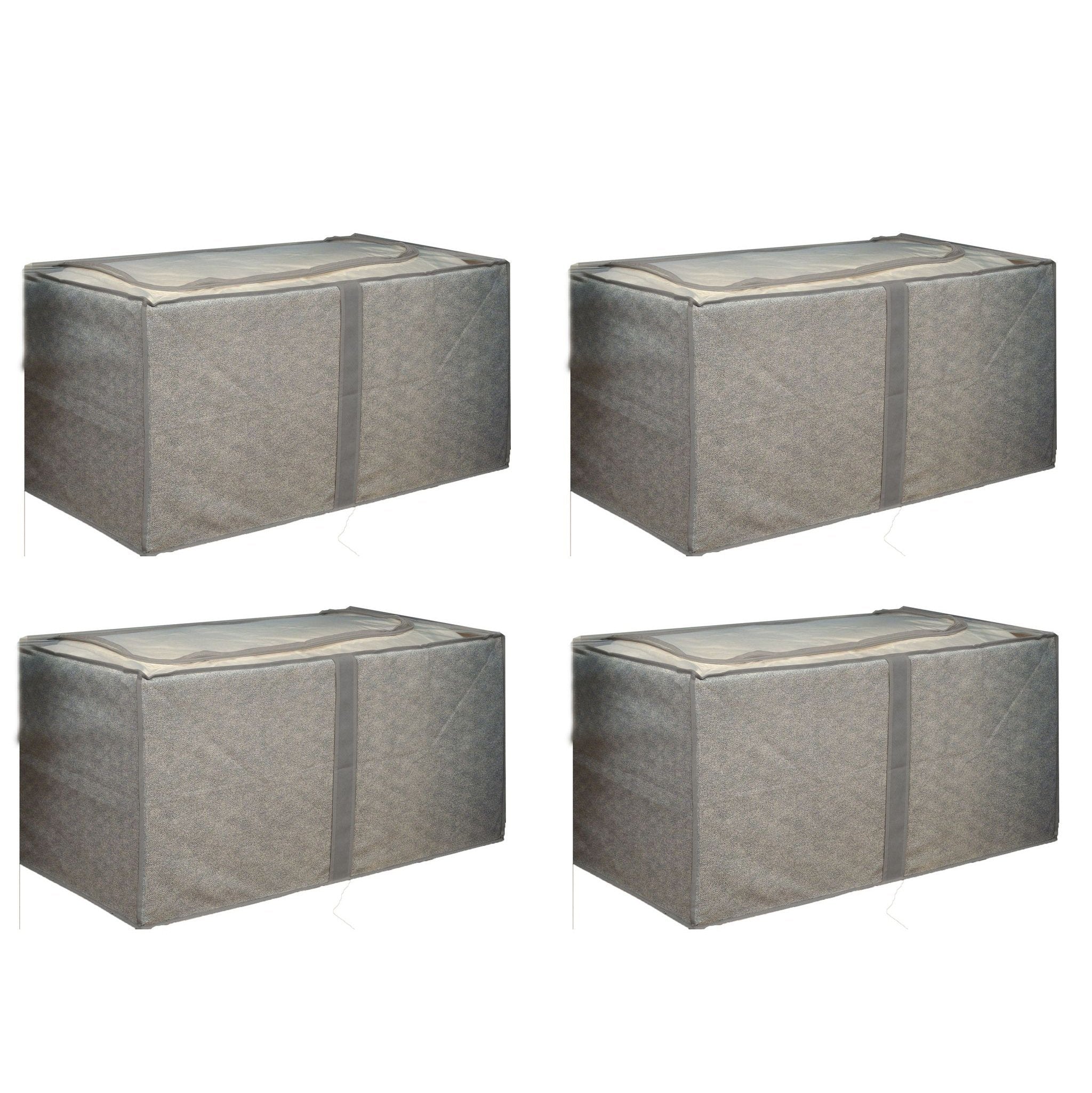 Jumbo Foldable Storage Bin / Gray