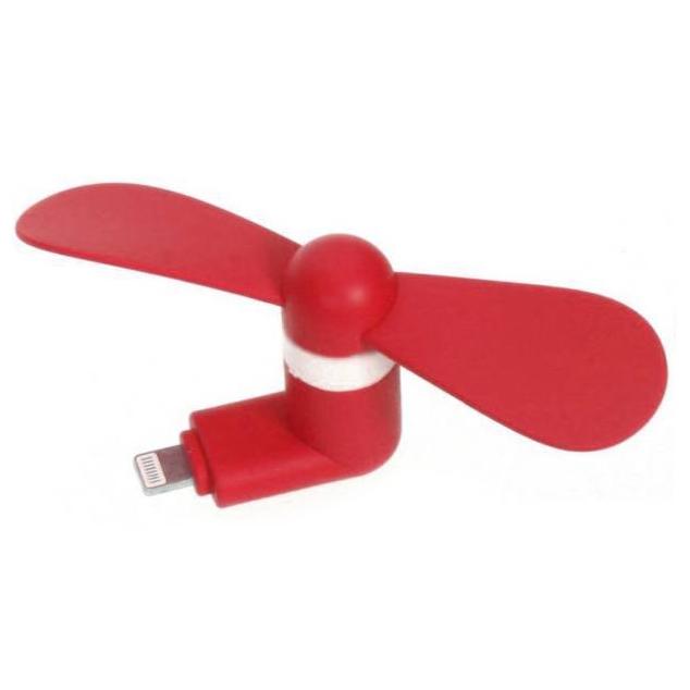 Mini Portable iPhone Fan / Red