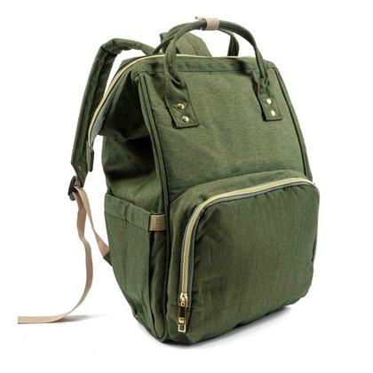 Multifunction Diaper Bag Water-Resistant Backpack / Olive Green