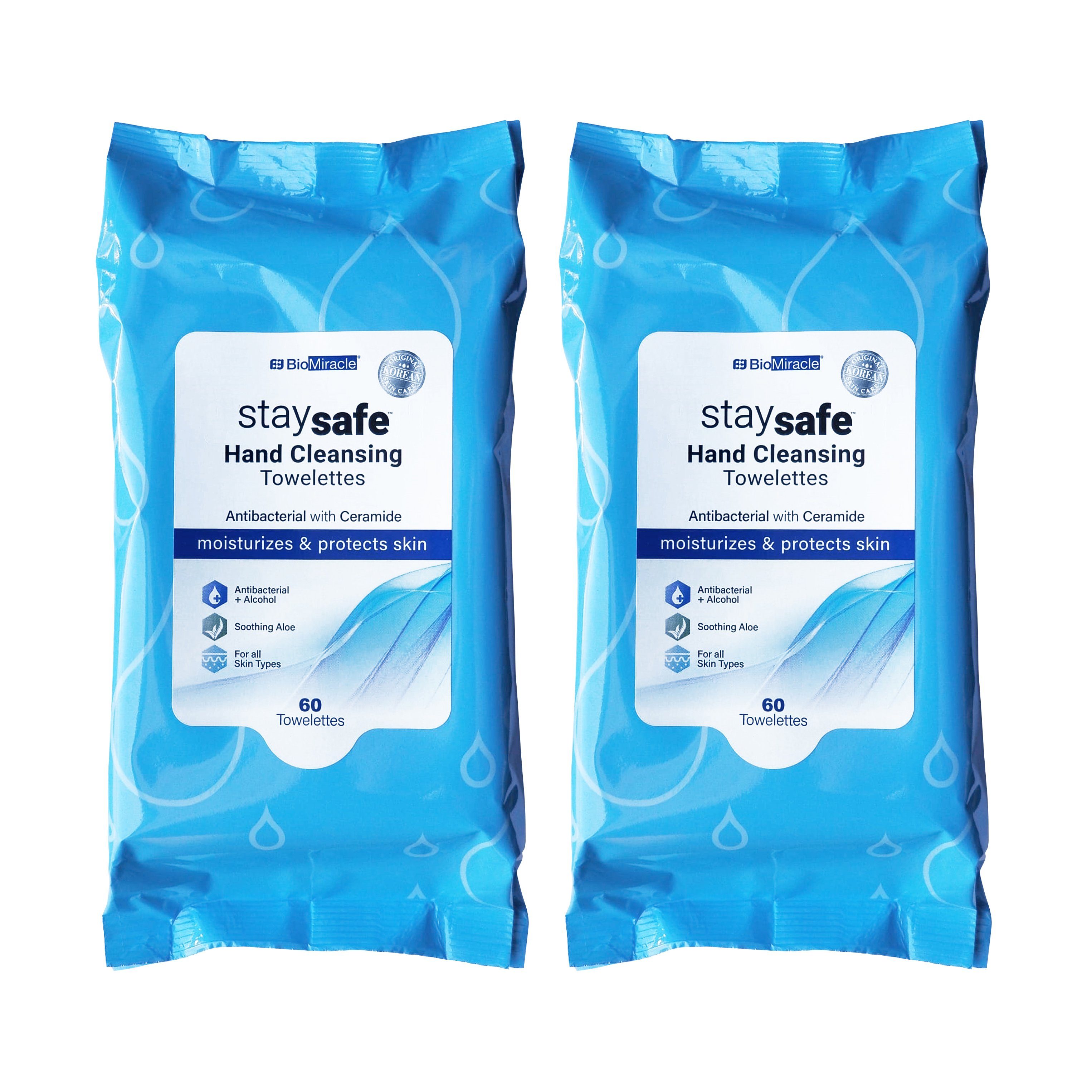 Anti-Bacterial Wipes with 62% Alcohol and Aloe
