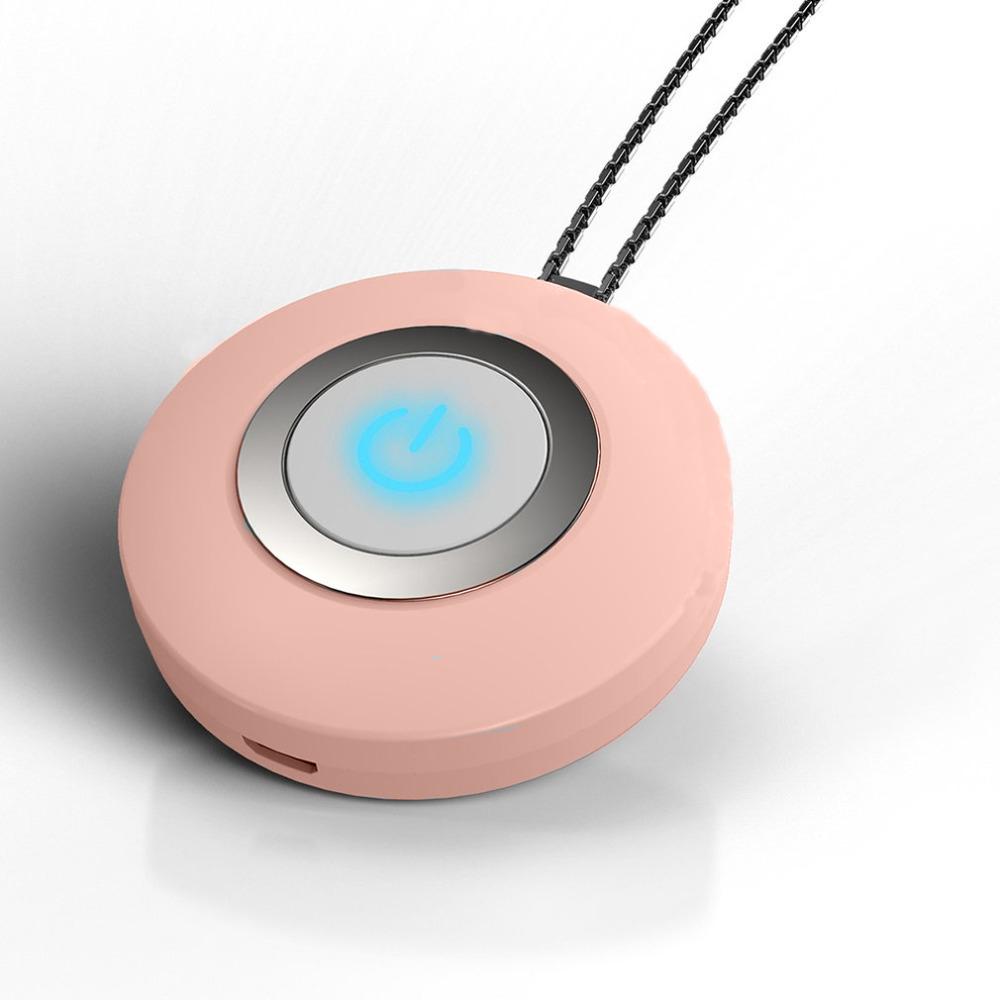 Personal Necklace Usb Portable Air Purifier / Rose Gold