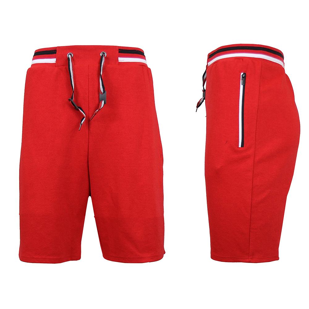 Women&#39;s Lounge Tech Jogger Shorts with Zipper Side Pockets Pant / Red / Large