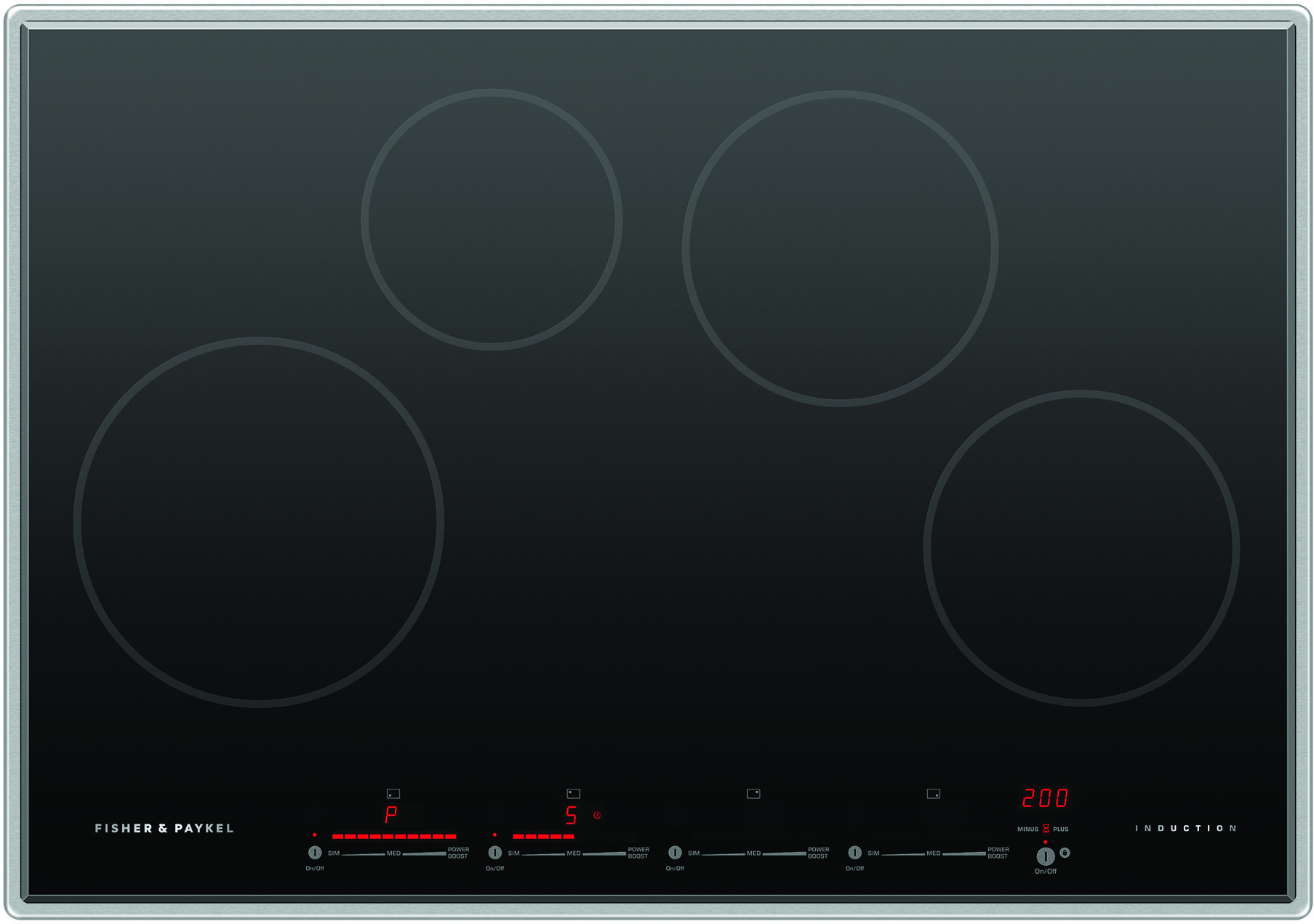 Fisher & Paykel Series 9 Professional 30 Induction Drop-In Cooktop CI304PTX4