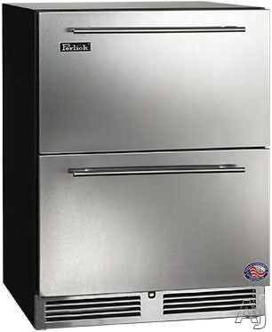 Perlick 24 Inch ADA Compliant 24 Refrigerator Drawers HA24RB45