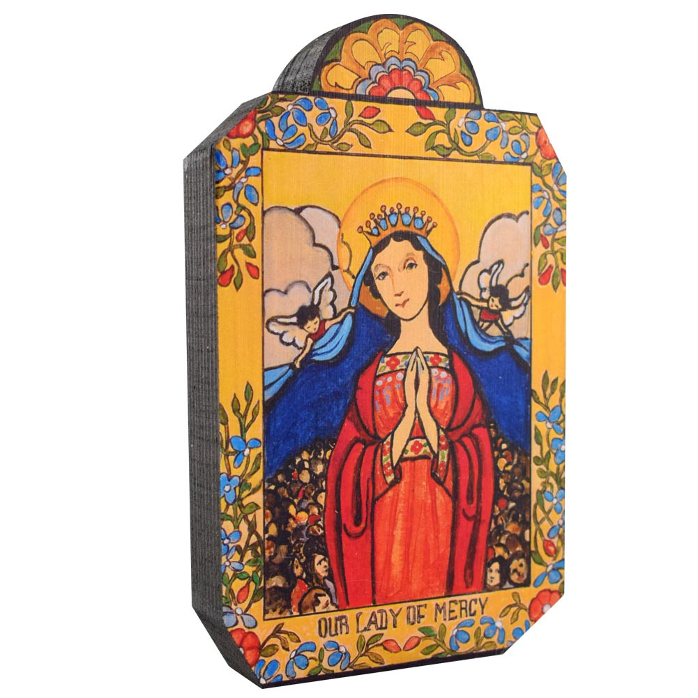 Patron Saint Retablo Plaque - Our Lady of Mercy
