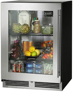 Perlick 24 Inch C-Series 24 Built In Undercounter Counter Depth Compact All-Refrigerator HC24RB43L