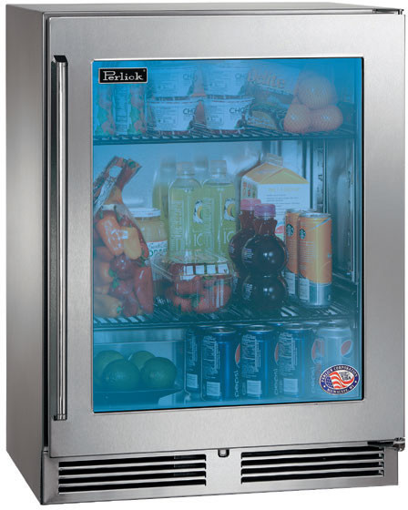 Perlick 24 Inch Signature 24 Built In Compact All-Refrigerator HH24RO43R